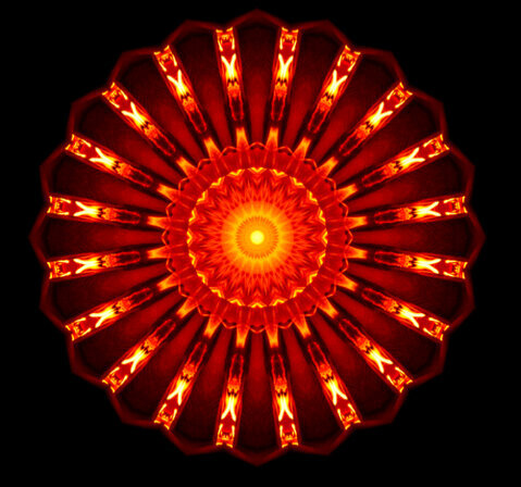 Mandala - aus dem Element Feuer